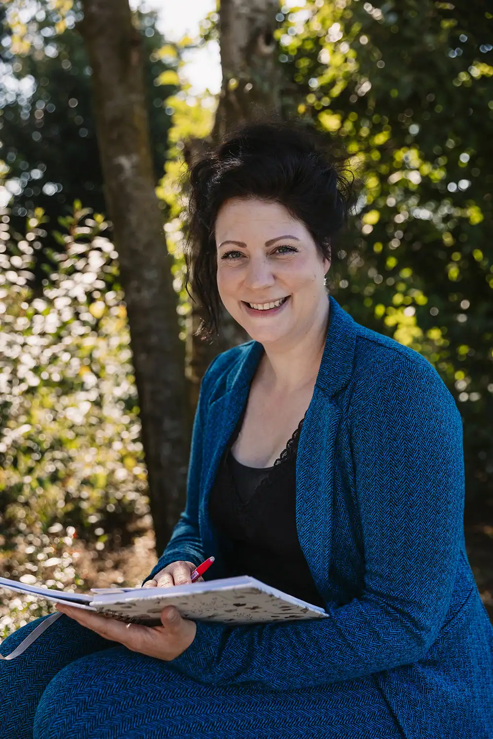 Coach natalie lezend